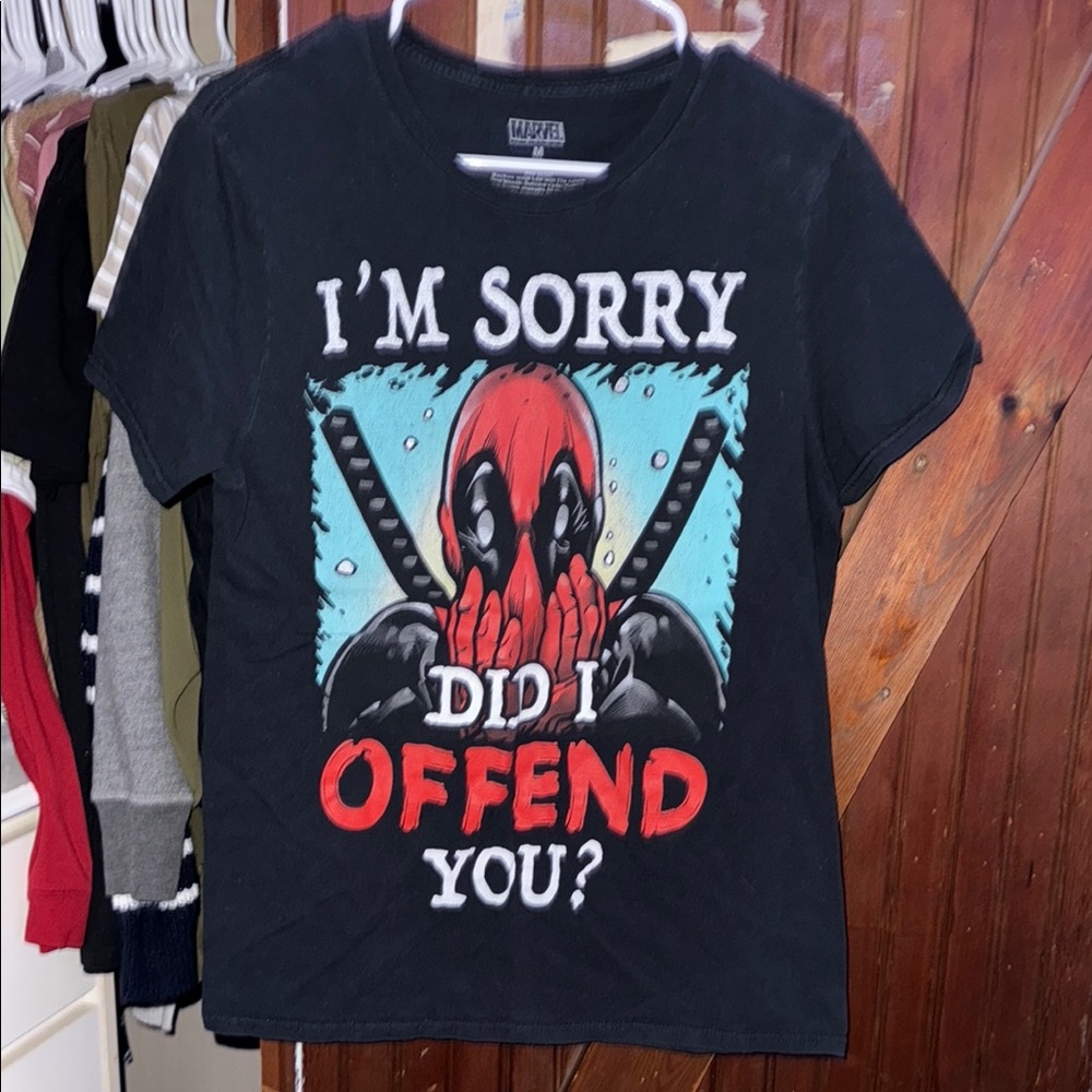 Marvel Men’s Black Graphic Tee